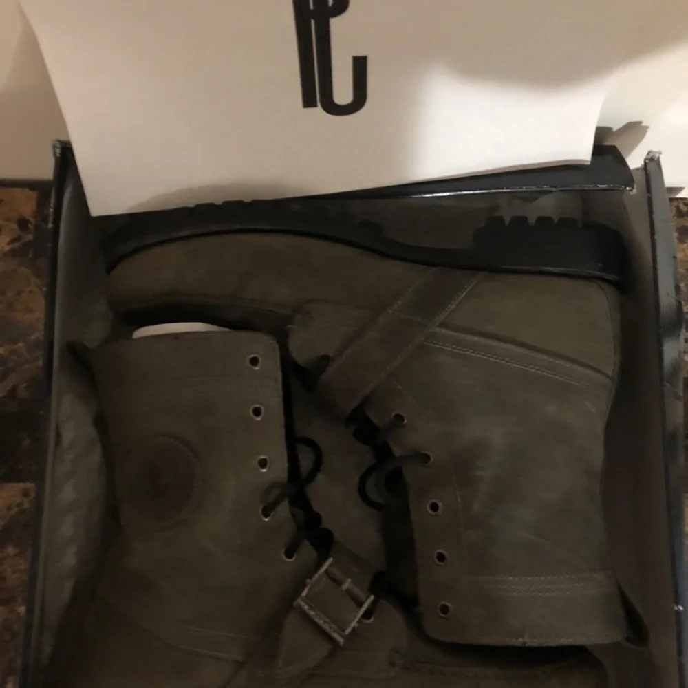 Ronnie Fieg x Polo Ralph Lauren Grey Ranger “Cookie” Boots - Picture 12 of 13